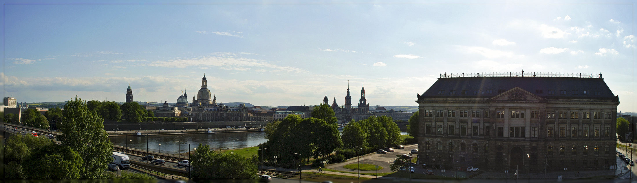 Ausblick von Staatskanzlei