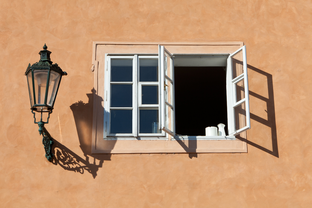 Fenster in Prag