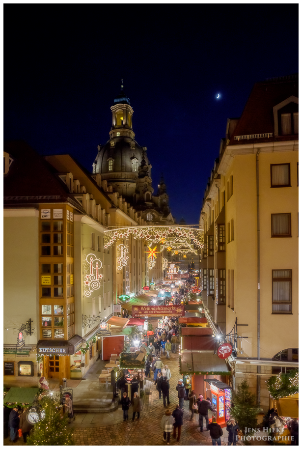 Münzgasse in Weihnachtsstimmung