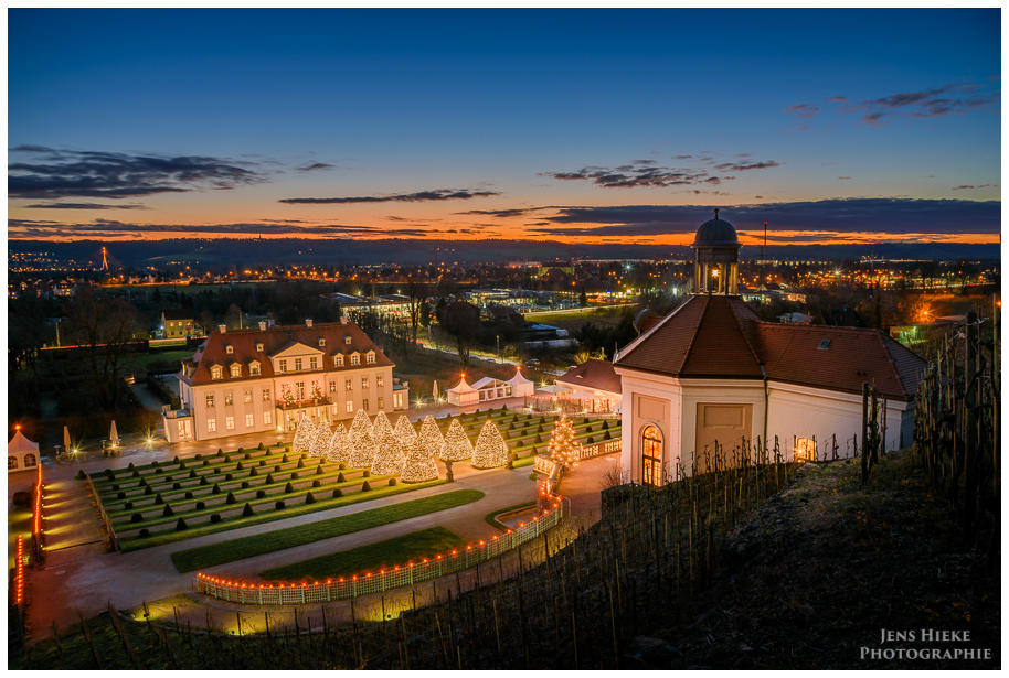 Schloss Wackerbarth im Lichterglanz