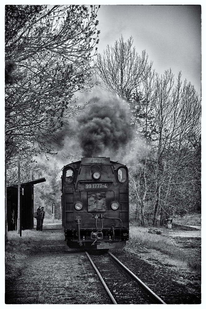 Einfahrt Bahnhof Berbisdorf