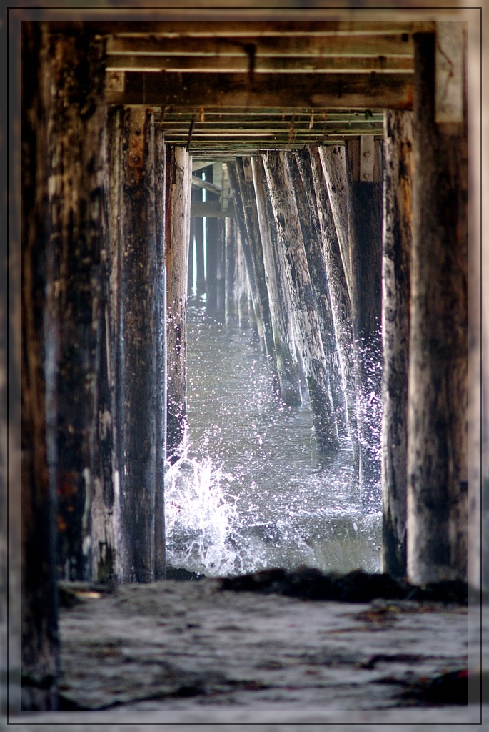 under the boardwalk