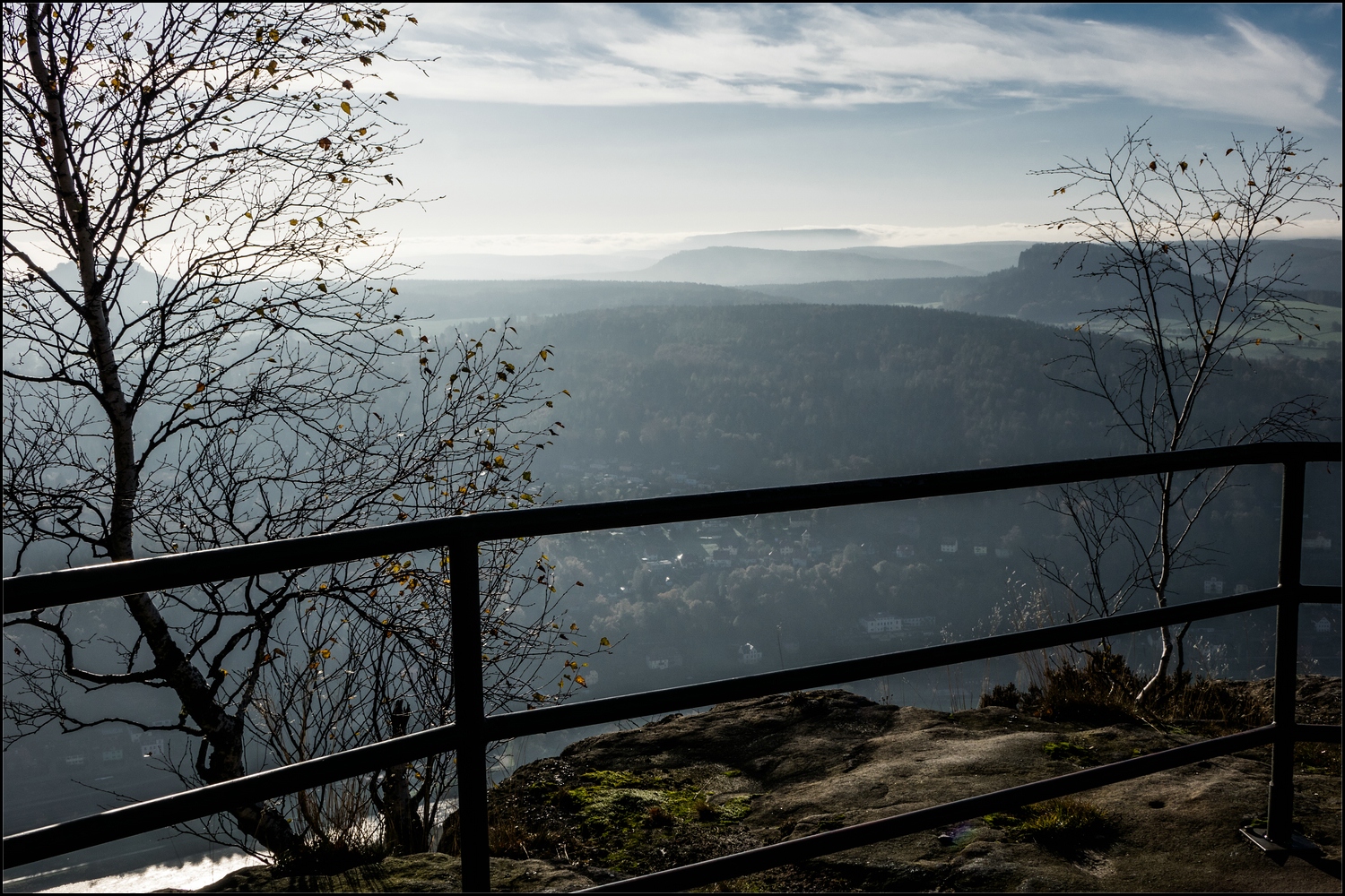 Blick über die Elbe zum Königstein