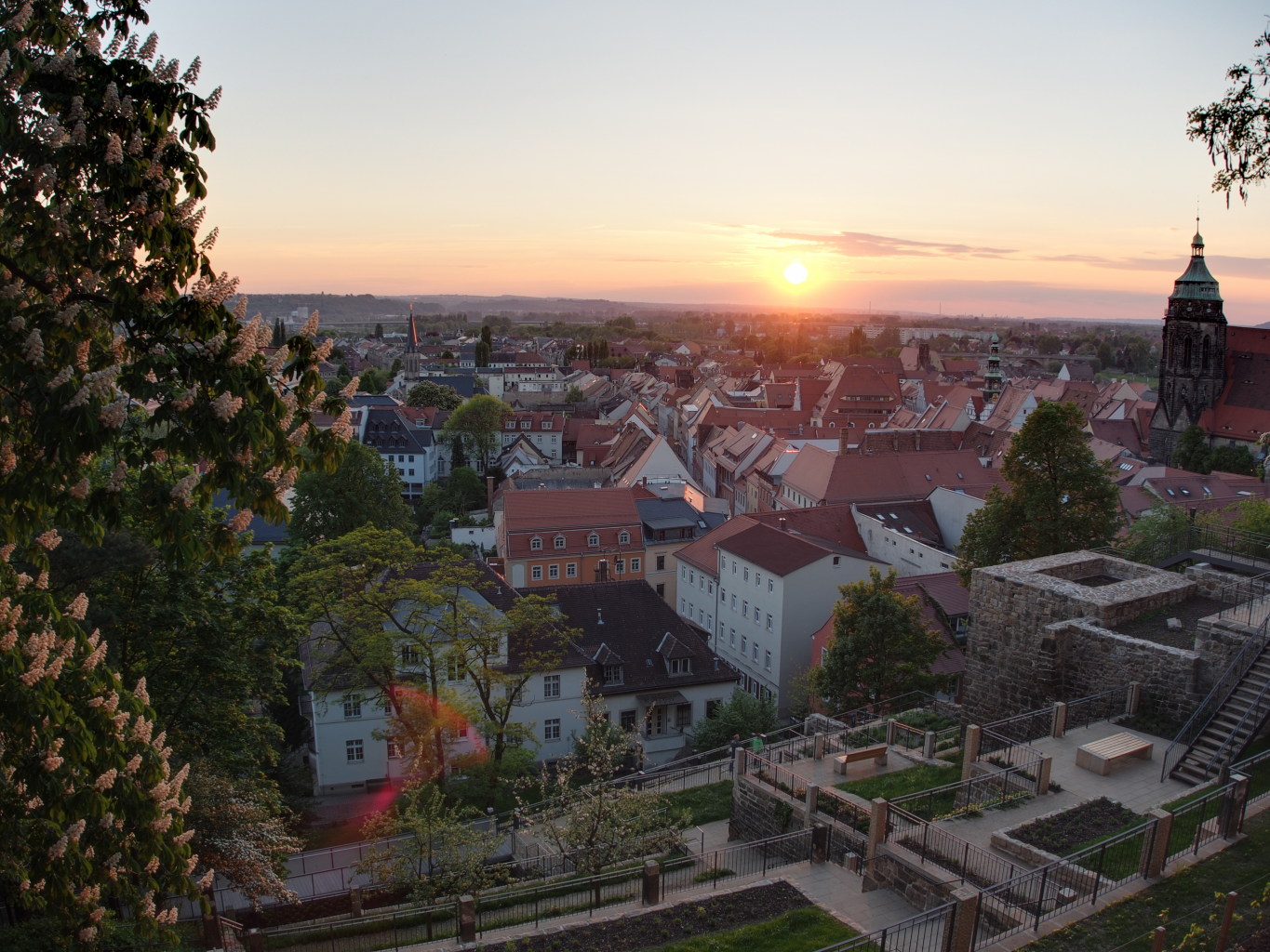 Pirna - Blick vom Sonnenstein