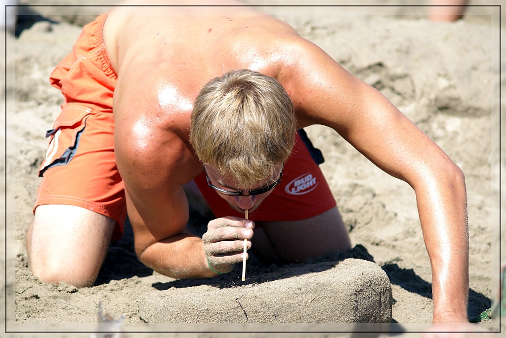 Koks schnupfen: Out! Sand blasen: In!