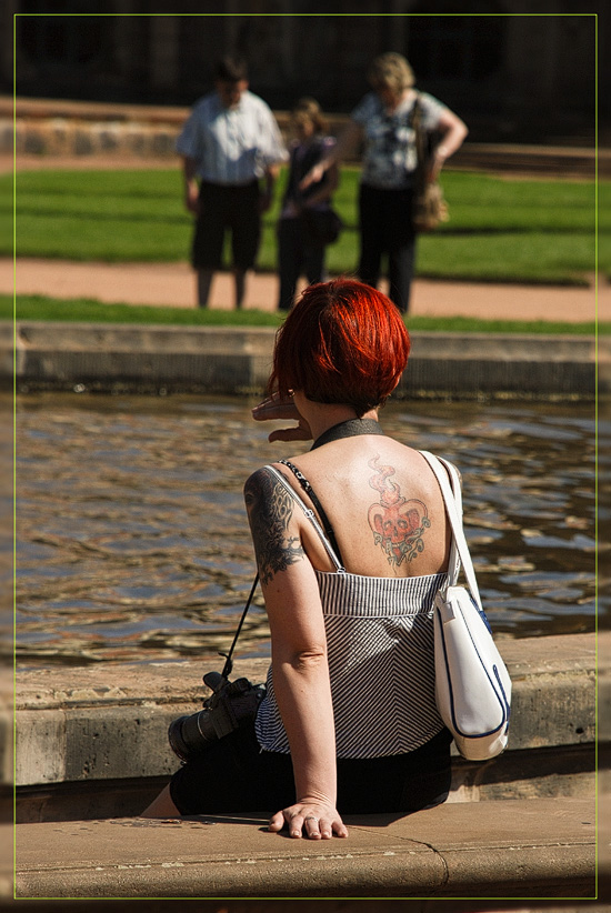 Rockige Fotofreundin