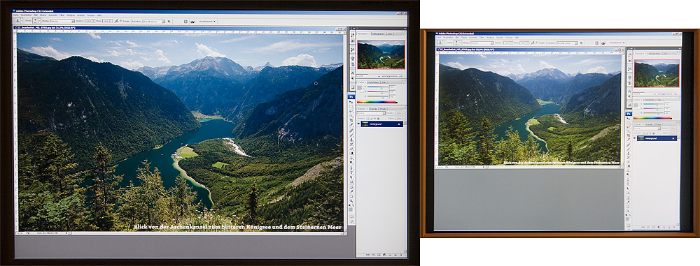 Bildansicht alt vs. neu