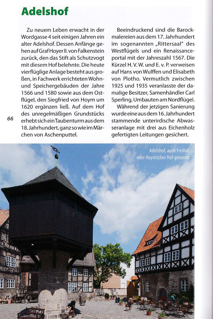 Adelshof Quedlinburg