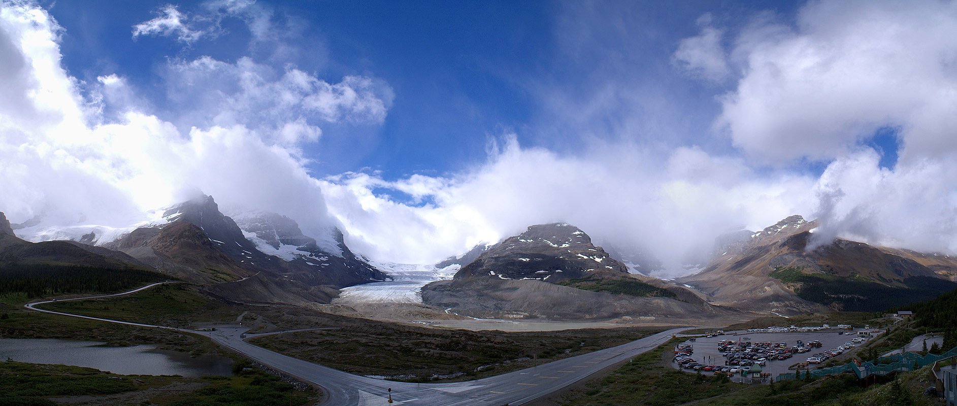 Columbia Icefield Pano
