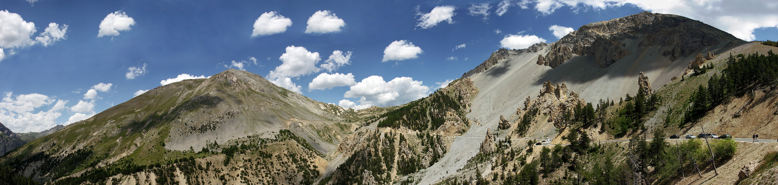Pano von den Cassa Desertes unterhalb des Col de Izoard
