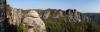 Bastei Blick auf Felsformationen