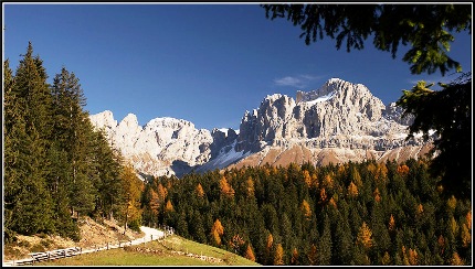 der Rosengarten in den Südtiroler Dolomiten