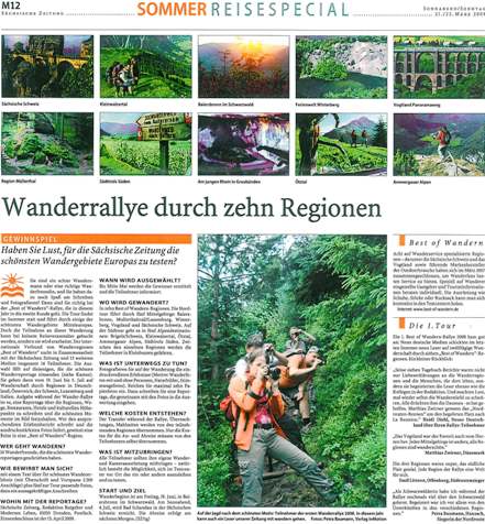 Aufruf in der "Sächsischen Zeitung" vom 21.März 2009
