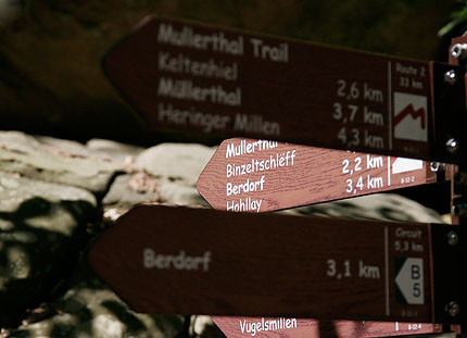schilder die neue moderne Beschilderung