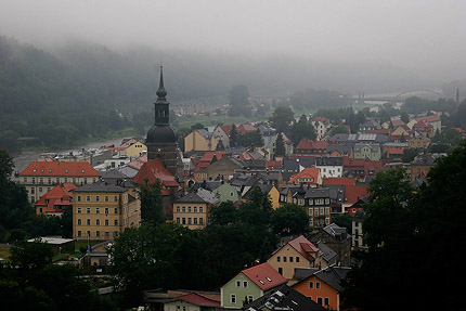 Bad Schandau im Regen