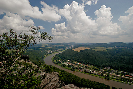 Aussicht vom Lilienstein