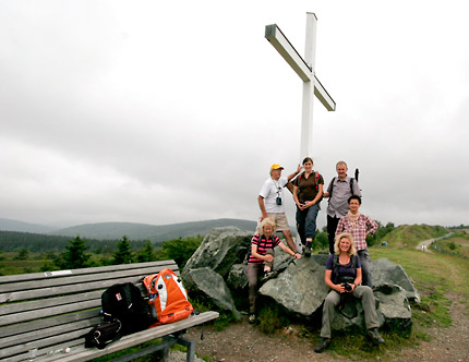 Gipfelrast auf dem Clemensberg