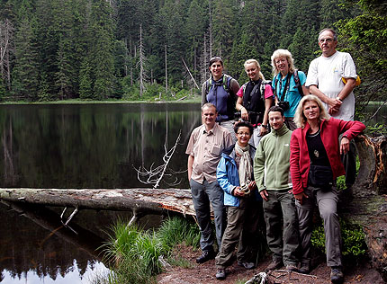 Fototermin: Thomas, Steffi, Ingeborg, Stefanie, Michael, Ilka, Elisabeth, Reinhard v.l.