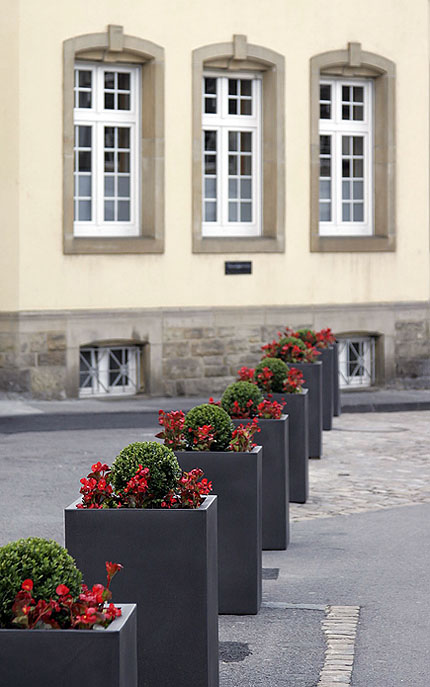 am Rande vom Marktplatz in Echternach