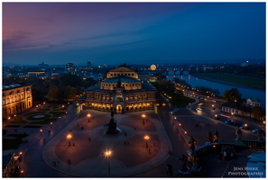 Blick auf die Semperoper