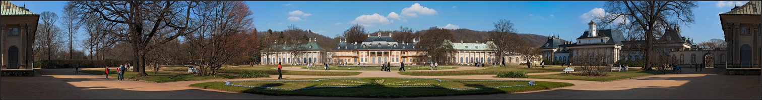 Schloß Pillnitz hofseitig