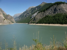 Stausee unterhalb Les deux Alps