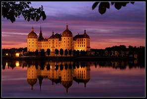 Jagdschloß Moritzburg bei Nacht