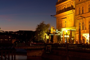 Restaurant am Smetana Museum in Prag