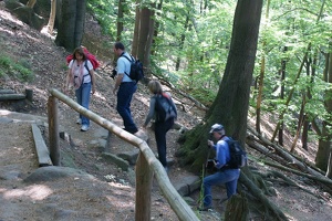 Das war der einfache Teil des Aufstieges...