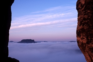 Felsspalte, Sächsische Schweiz