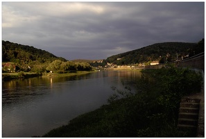 Das Elbtal am Abend