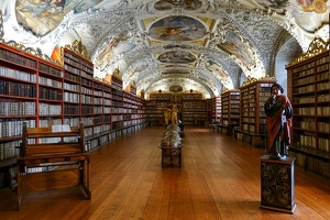 Erste Bibliothek im Kloster Strahov